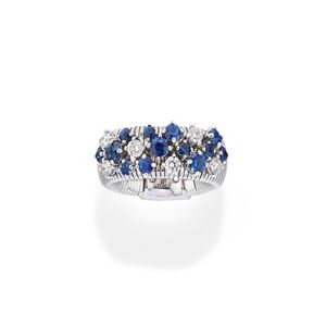 Sapphire band ring