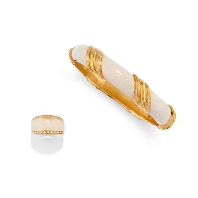 Bracciale e Anello con Smalti
