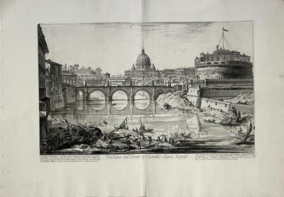 Veduta del Ponte e Castello Sant'Angelo