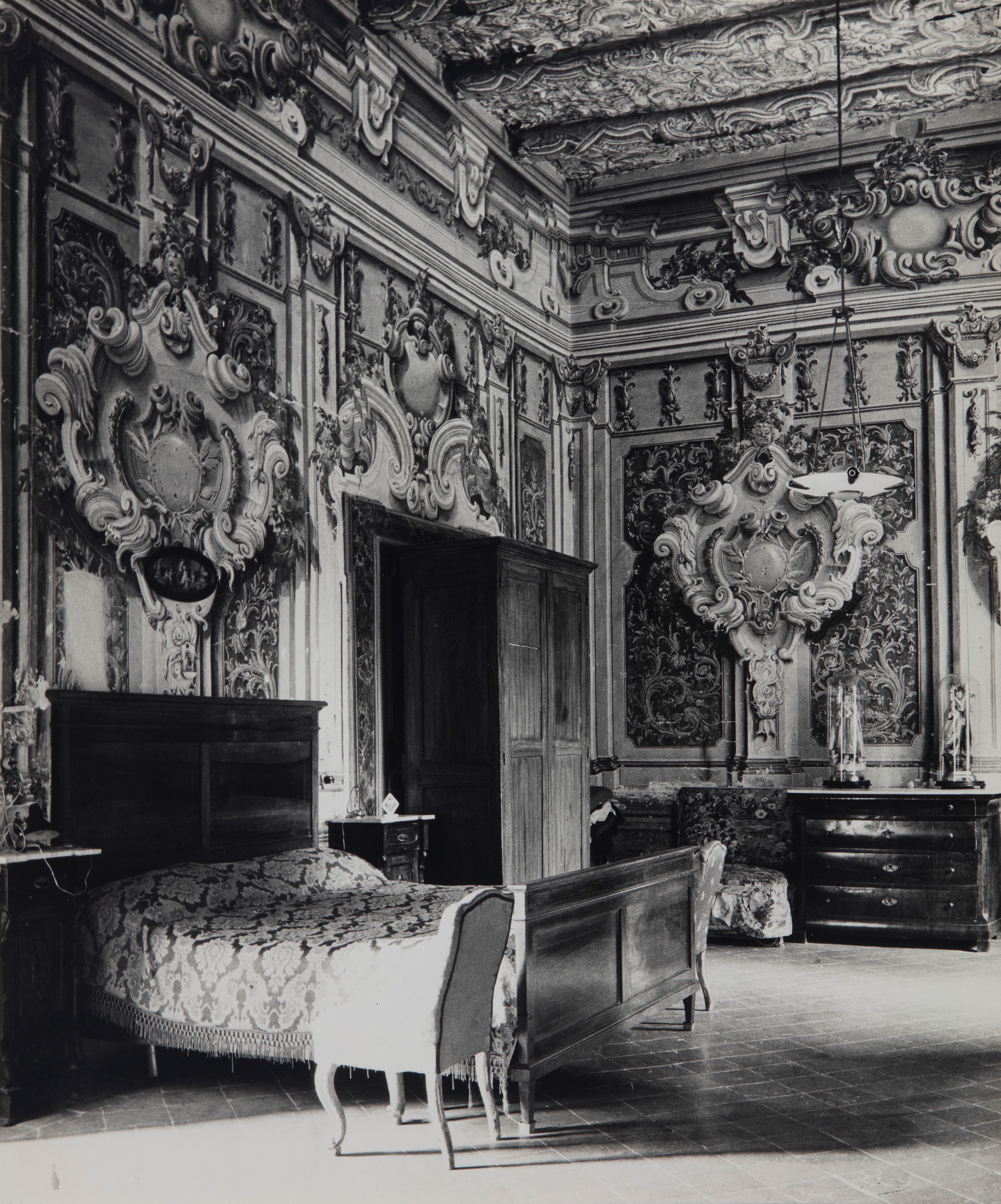 Eugenio Greco - Castello dei Capece a Minutolo - Tre stampe vintage alla gelatina ai sali d'argen...