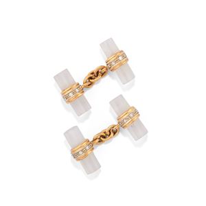 Rock crystal cuffs