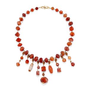 Collana con corniola