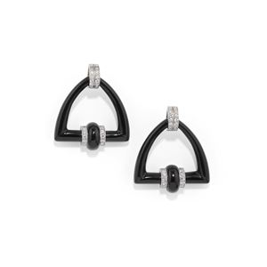 Onyx earrings