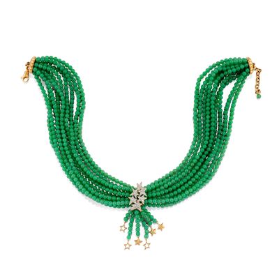 Collana con Crisoprasio