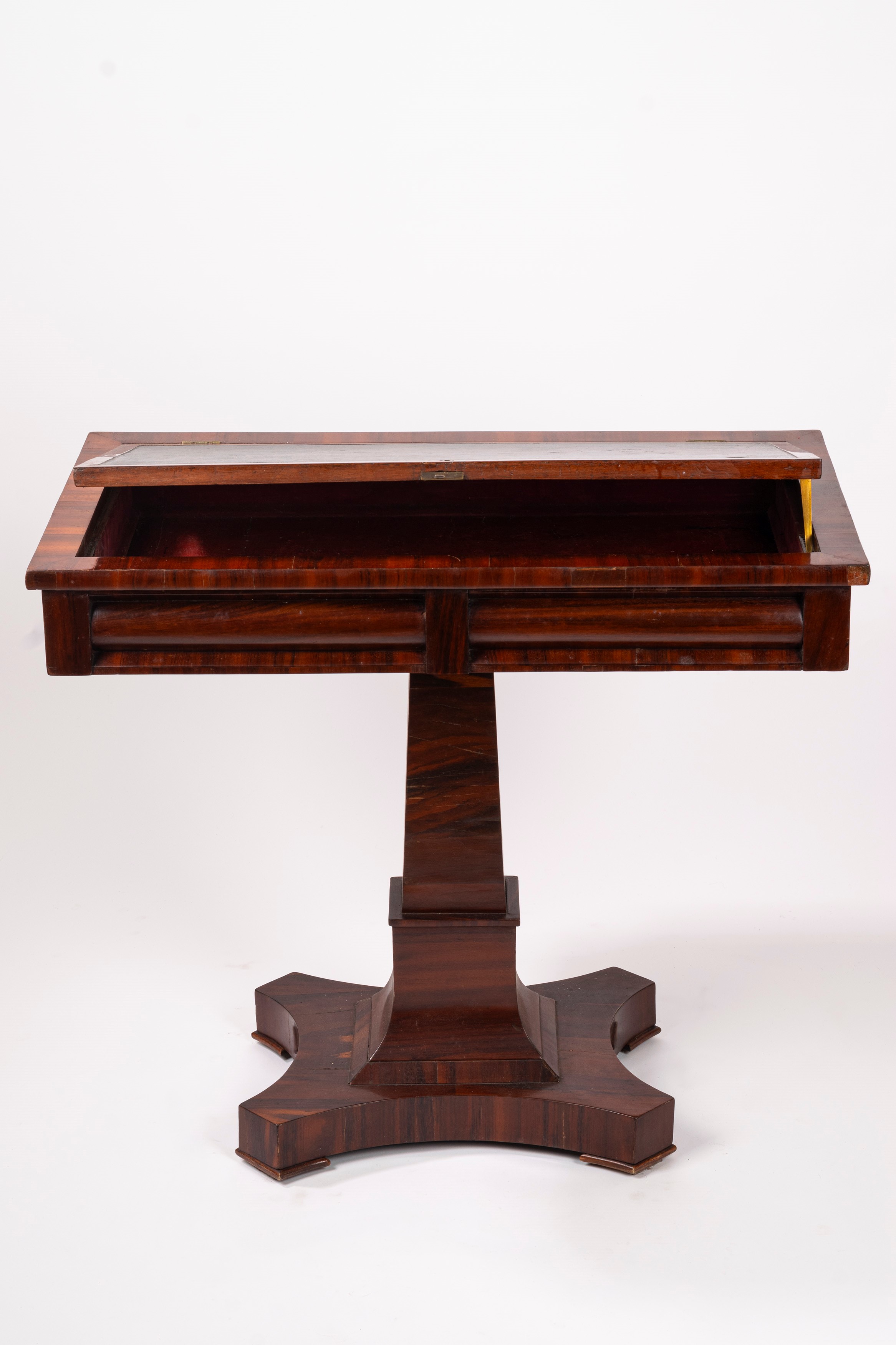 Piccolo scrittoio lastronato, secolo XIX