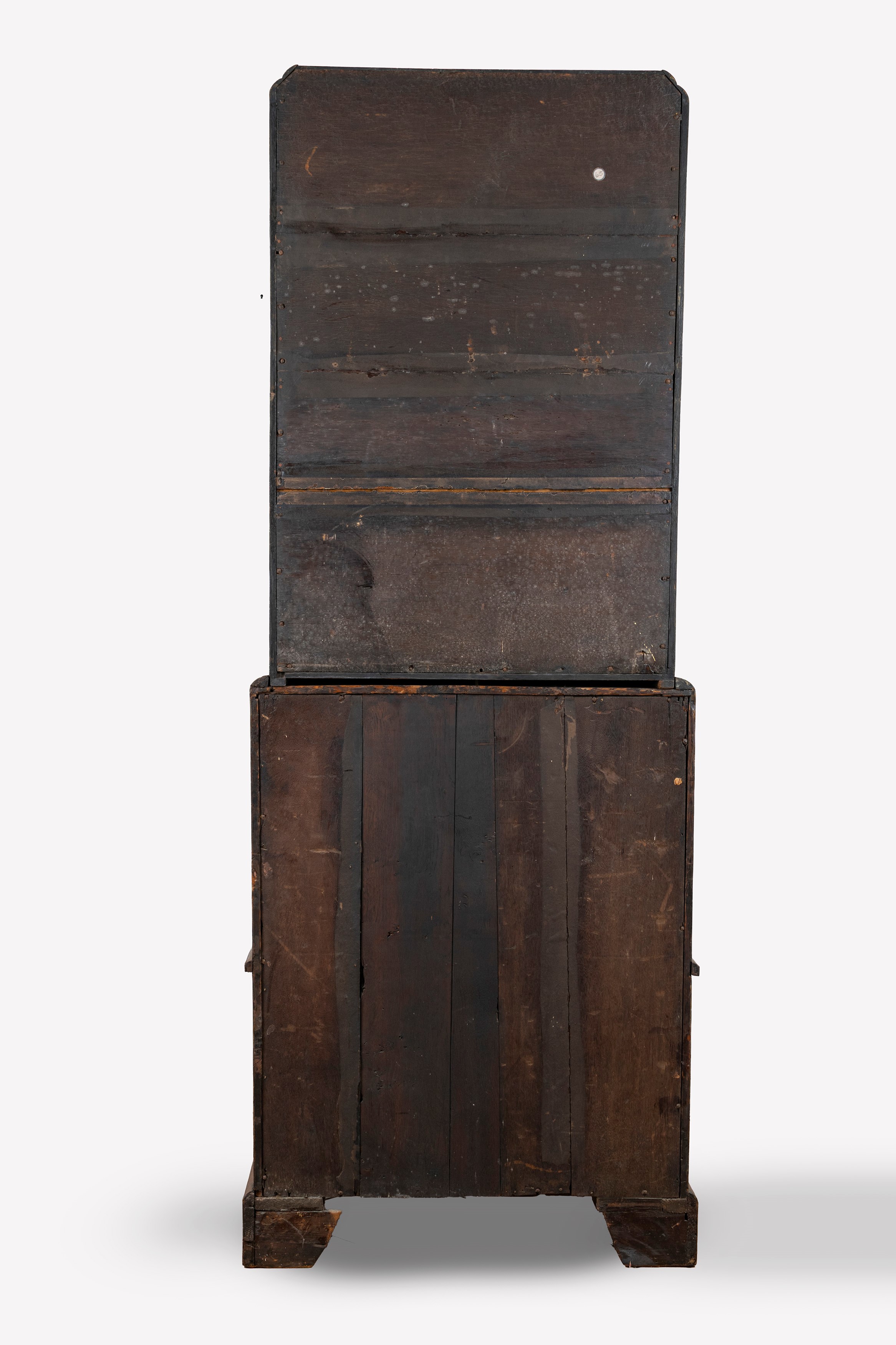 Piccolo trumeau lastronato e filettato, Inghilterra, secolo XVIII