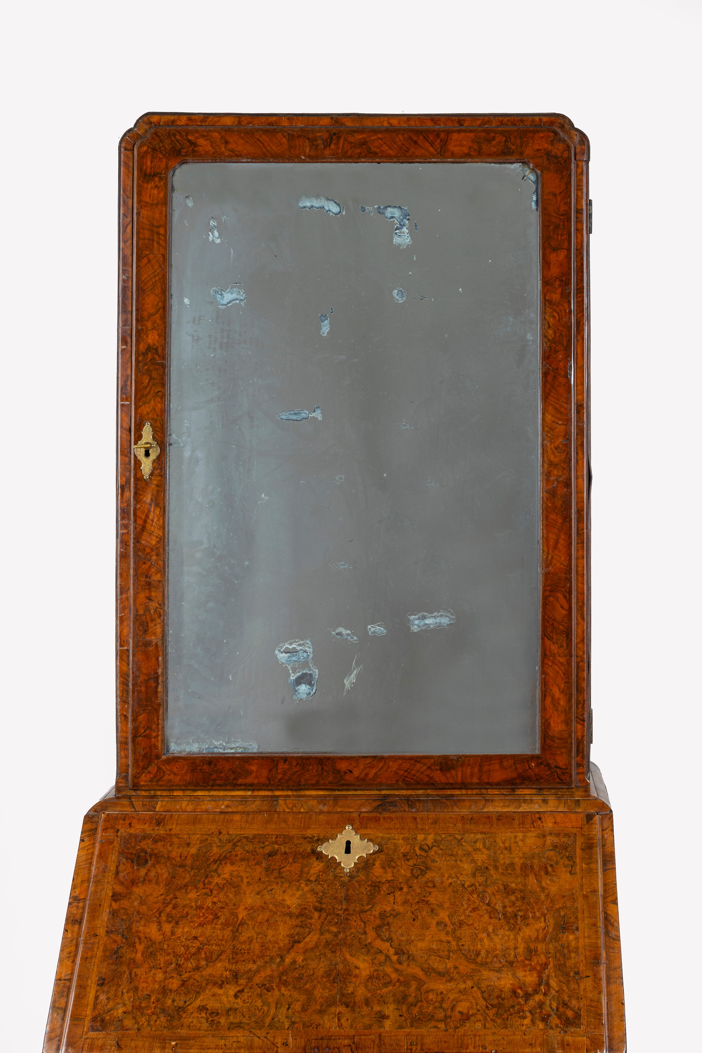 Piccolo trumeau lastronato e filettato, Inghilterra, secolo XVIII