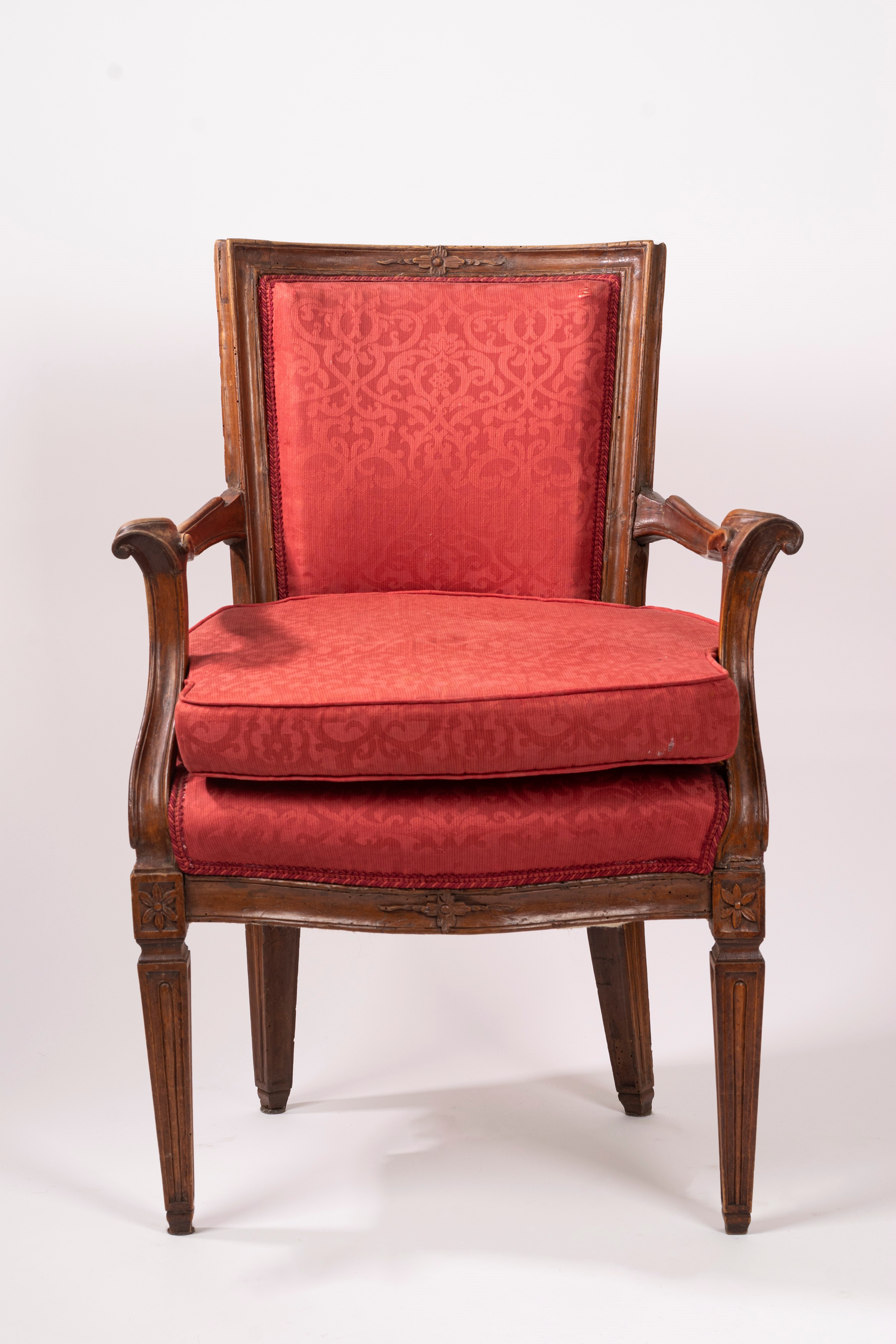 Lotto composto da una coppia di poltrone e da una poltrona singola, secolo XVIII/XIX