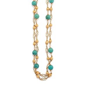 Collana con turchesi