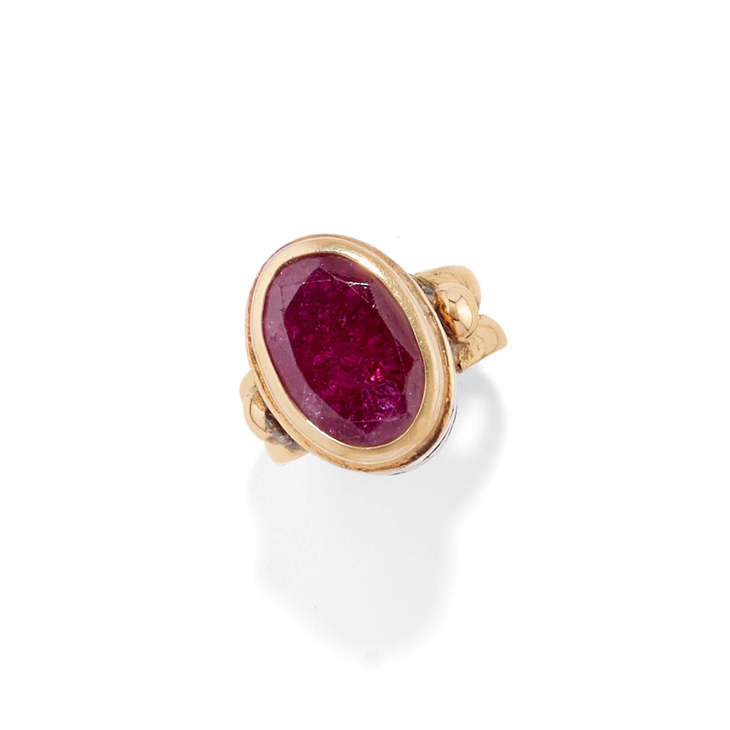 Anello e Pendente con Rubino
