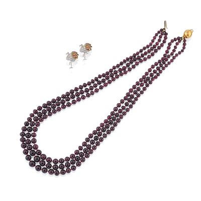 Collana e Coppia di Orecchini