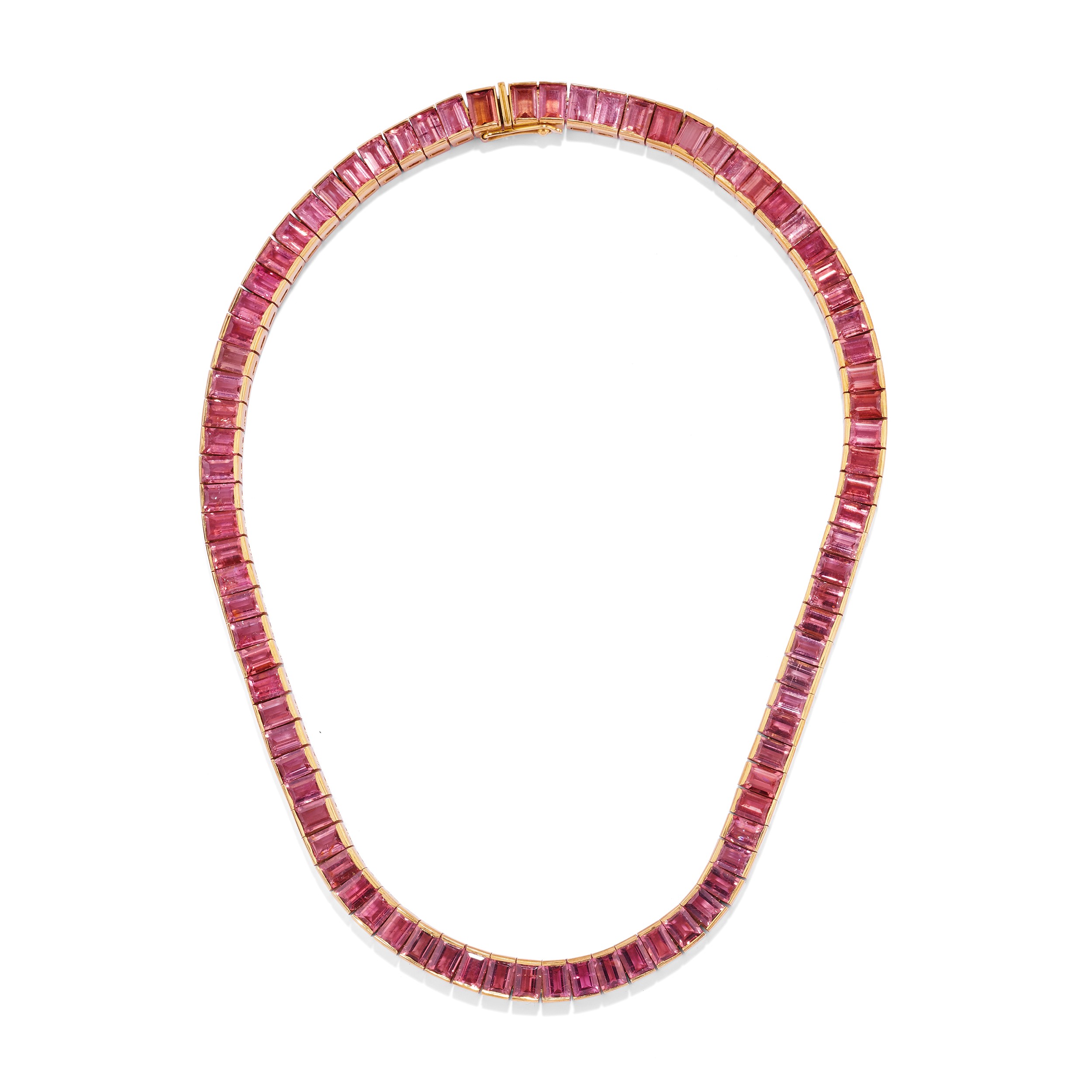 Demi Parure con Tormaline Rosa