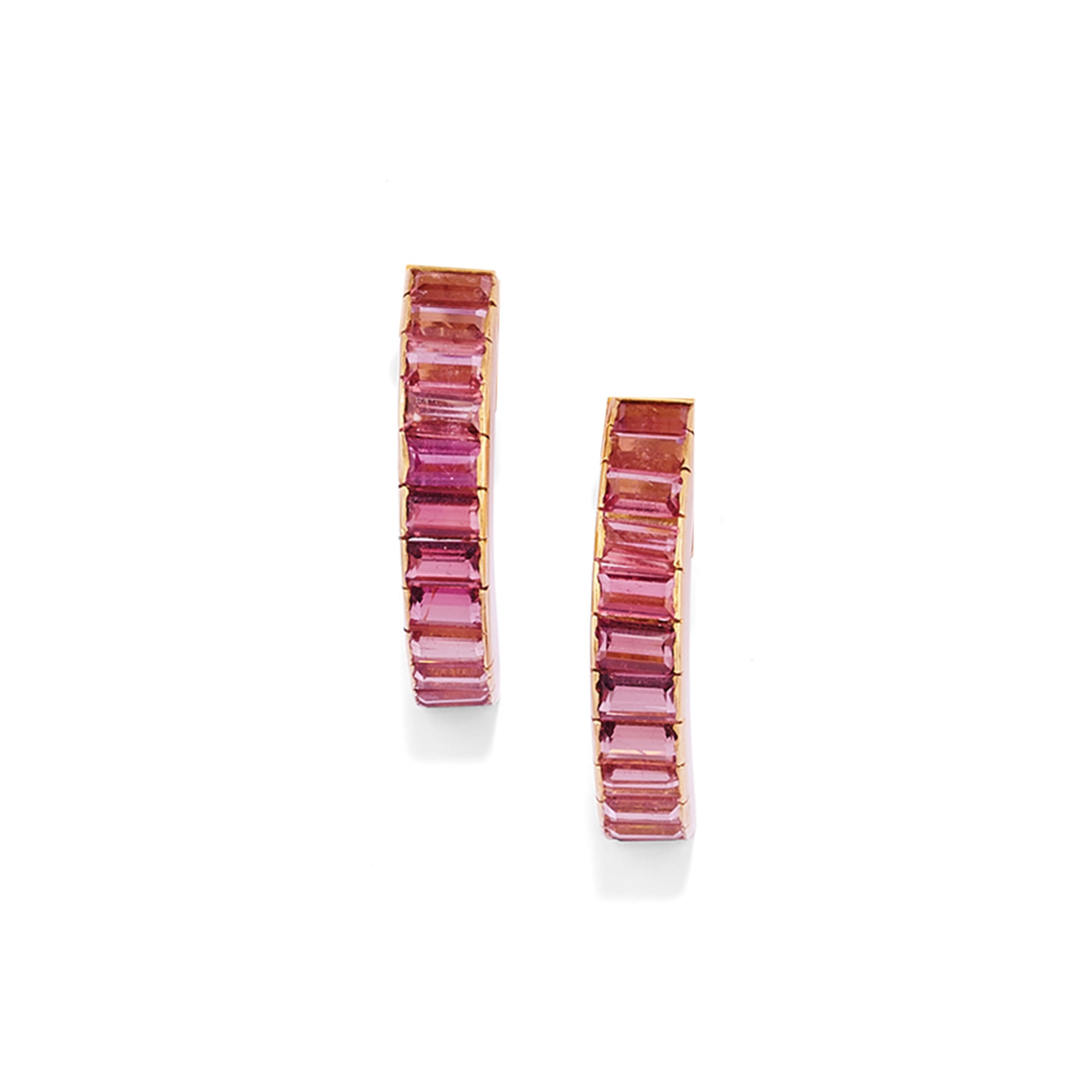 Demi Parure con Tormaline Rosa
