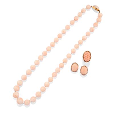Parure con Corallo Rosa