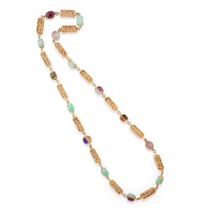 Hardstone necklace