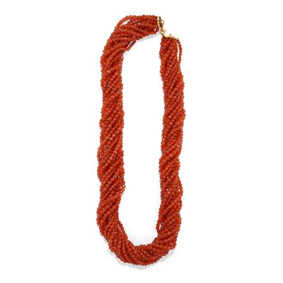 Lunga Collana con Corniola