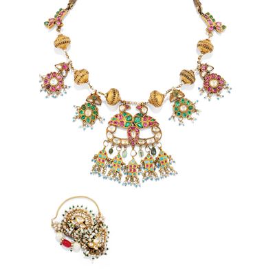 Collana e Orecchino da Naso India