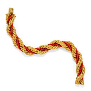 Bracciale con corallo