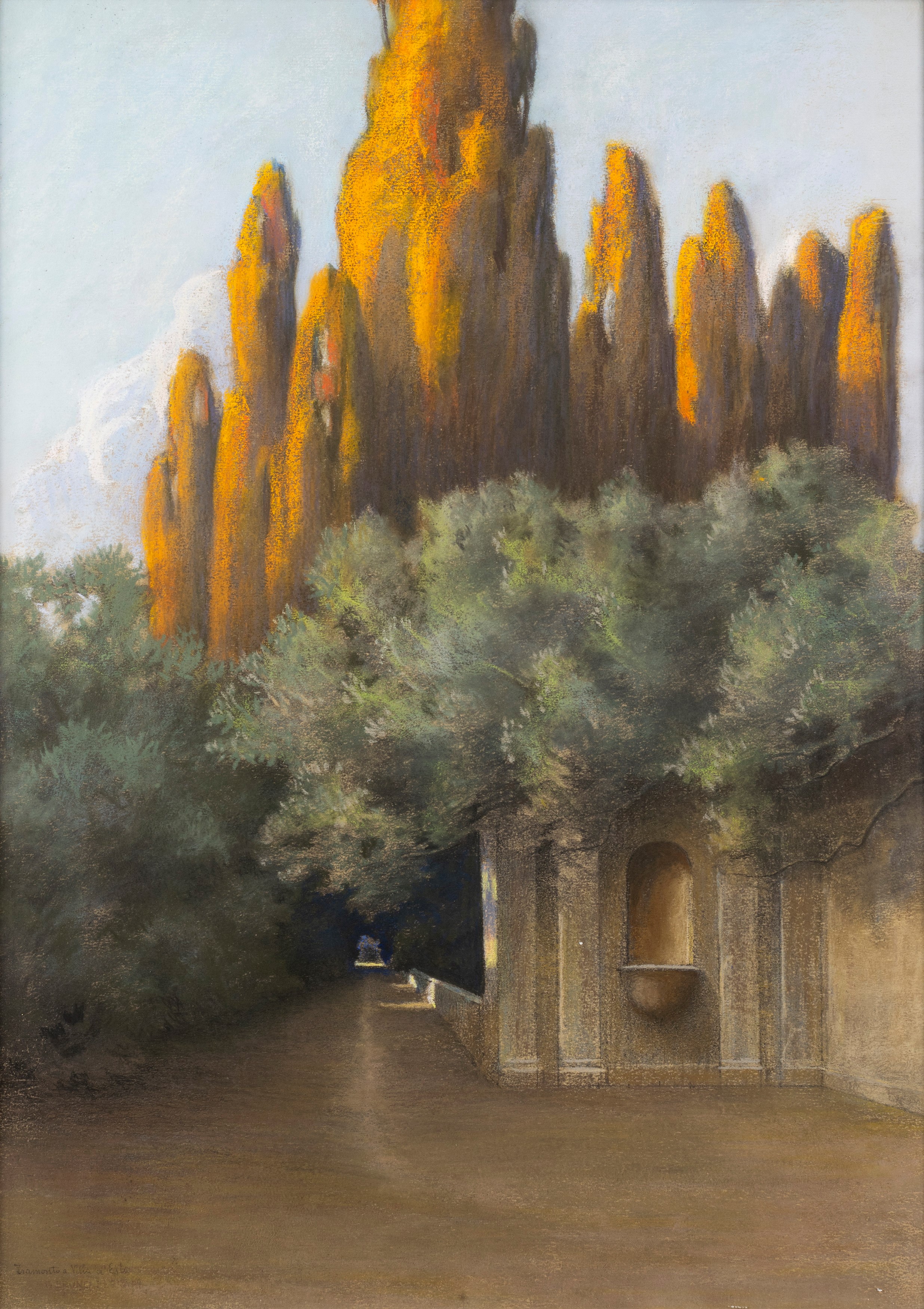 Lotto composto da due vedute della campagna romana, secoli XIX-XX