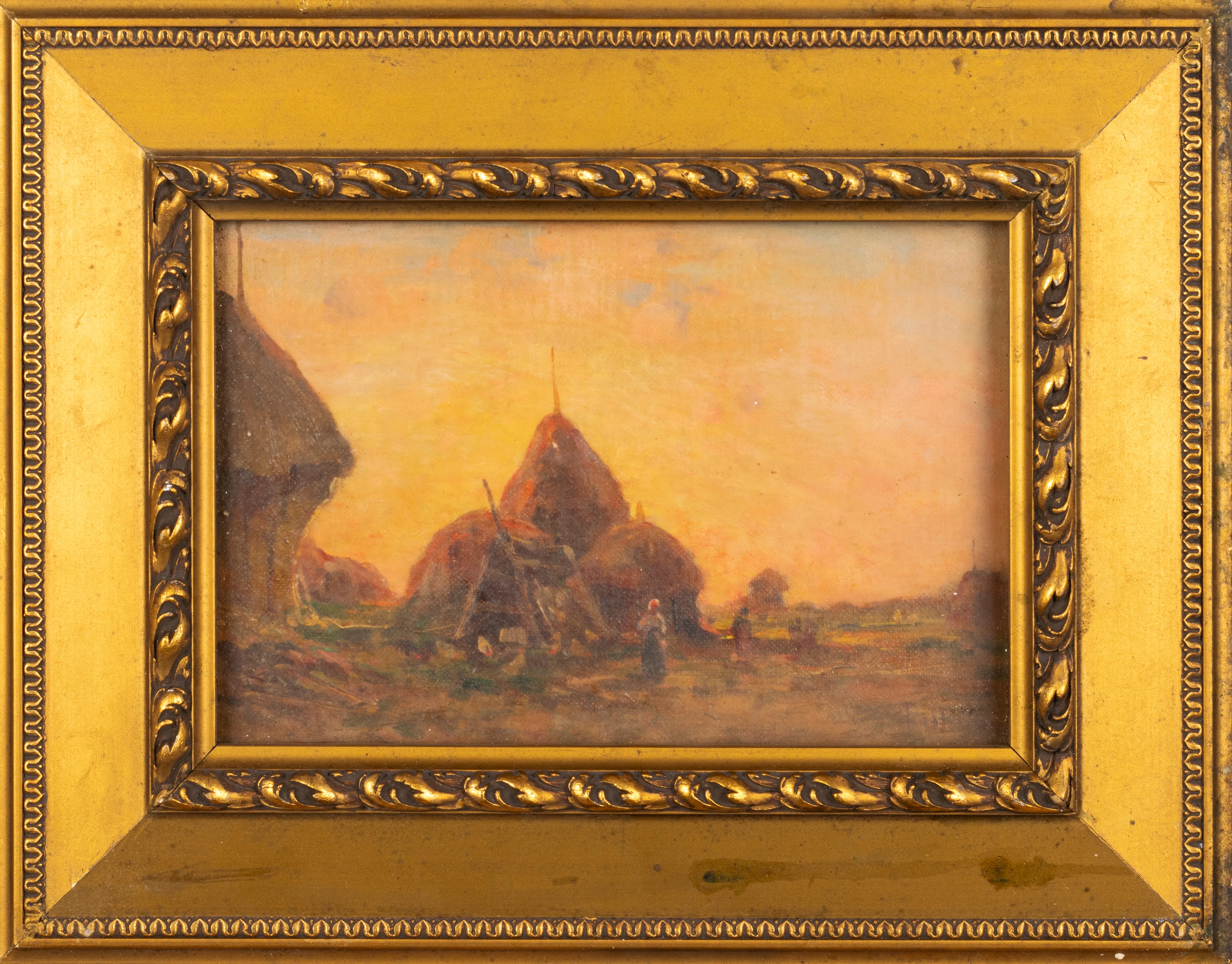 Carlo Follini - Campagna Romana, Tramonto