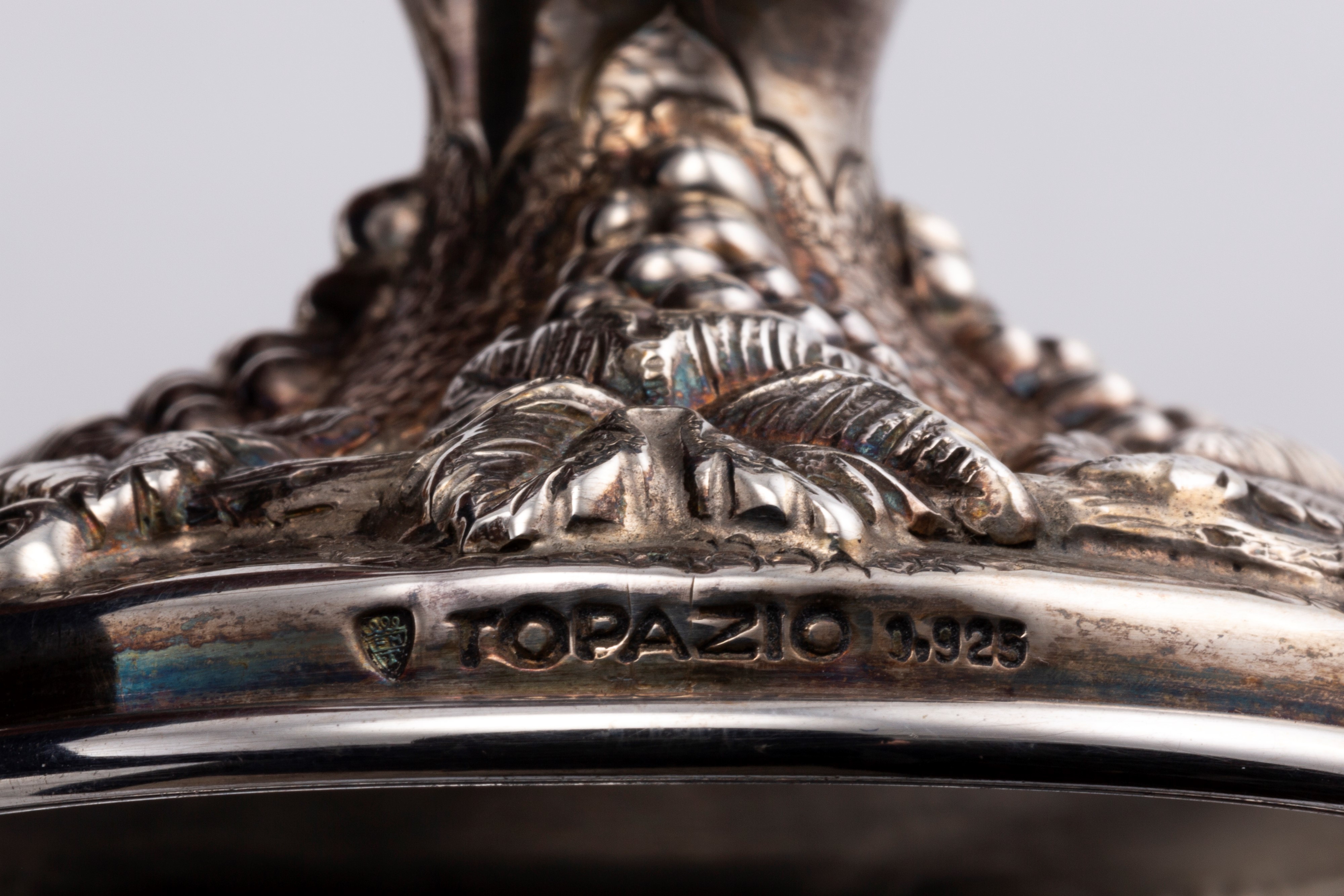 Sei calici con vassoio