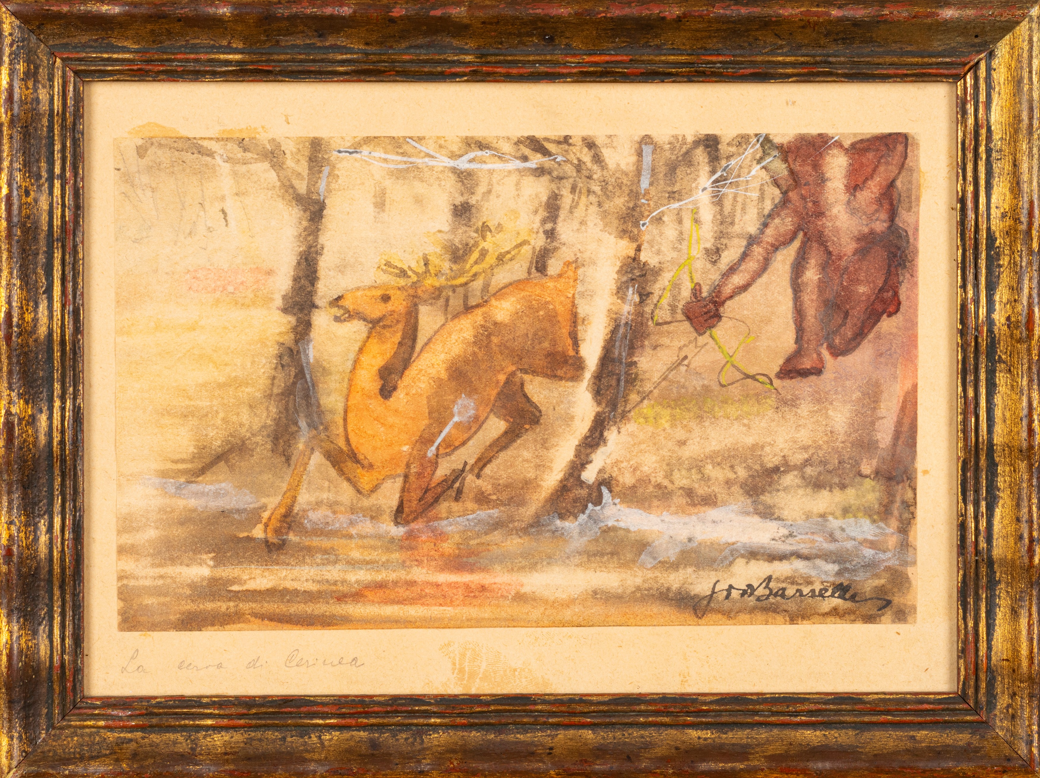 Giovanni Barrella - La Cerva di Cerinea; il Cinghiale di Erimanto