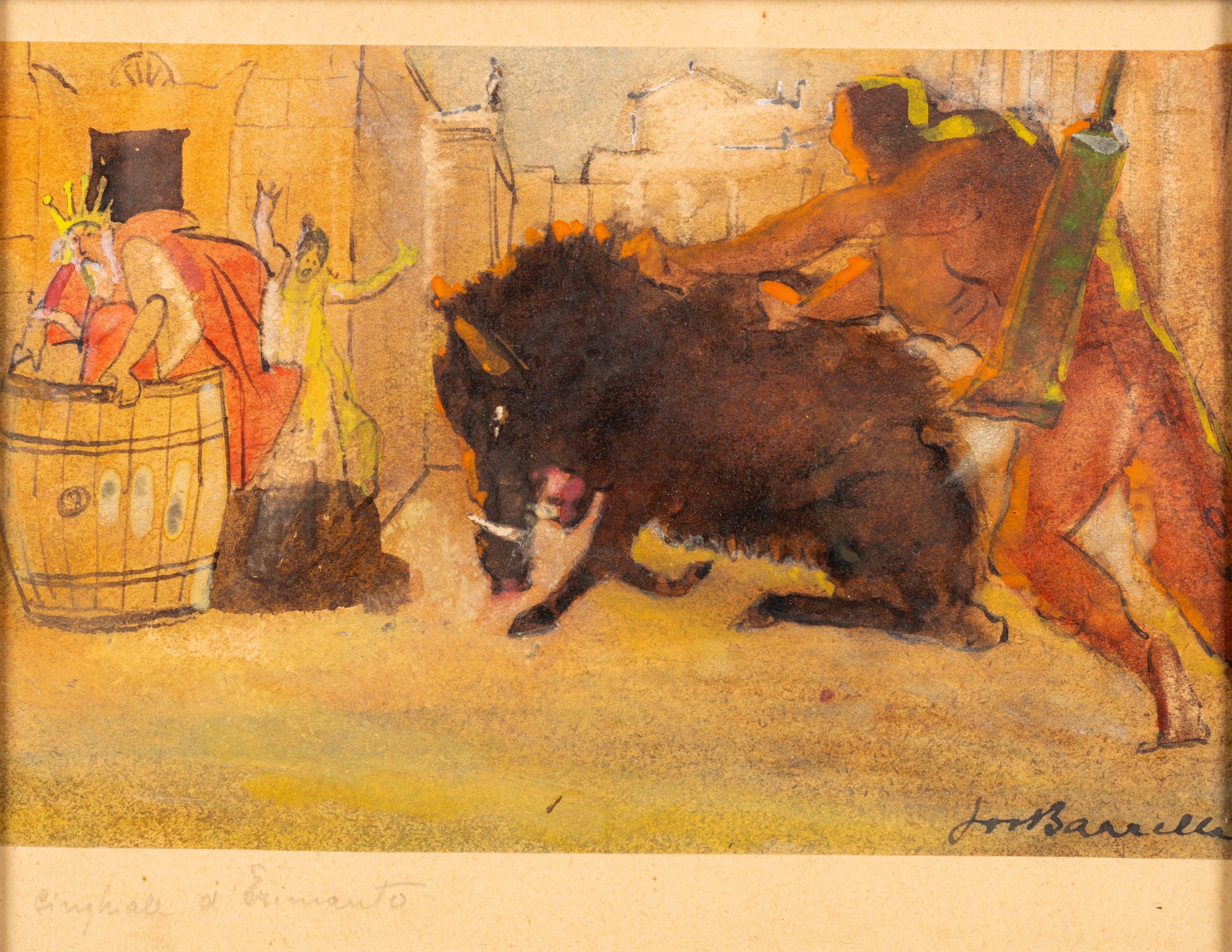 Giovanni Barrella - La Cerva di Cerinea; il Cinghiale di Erimanto