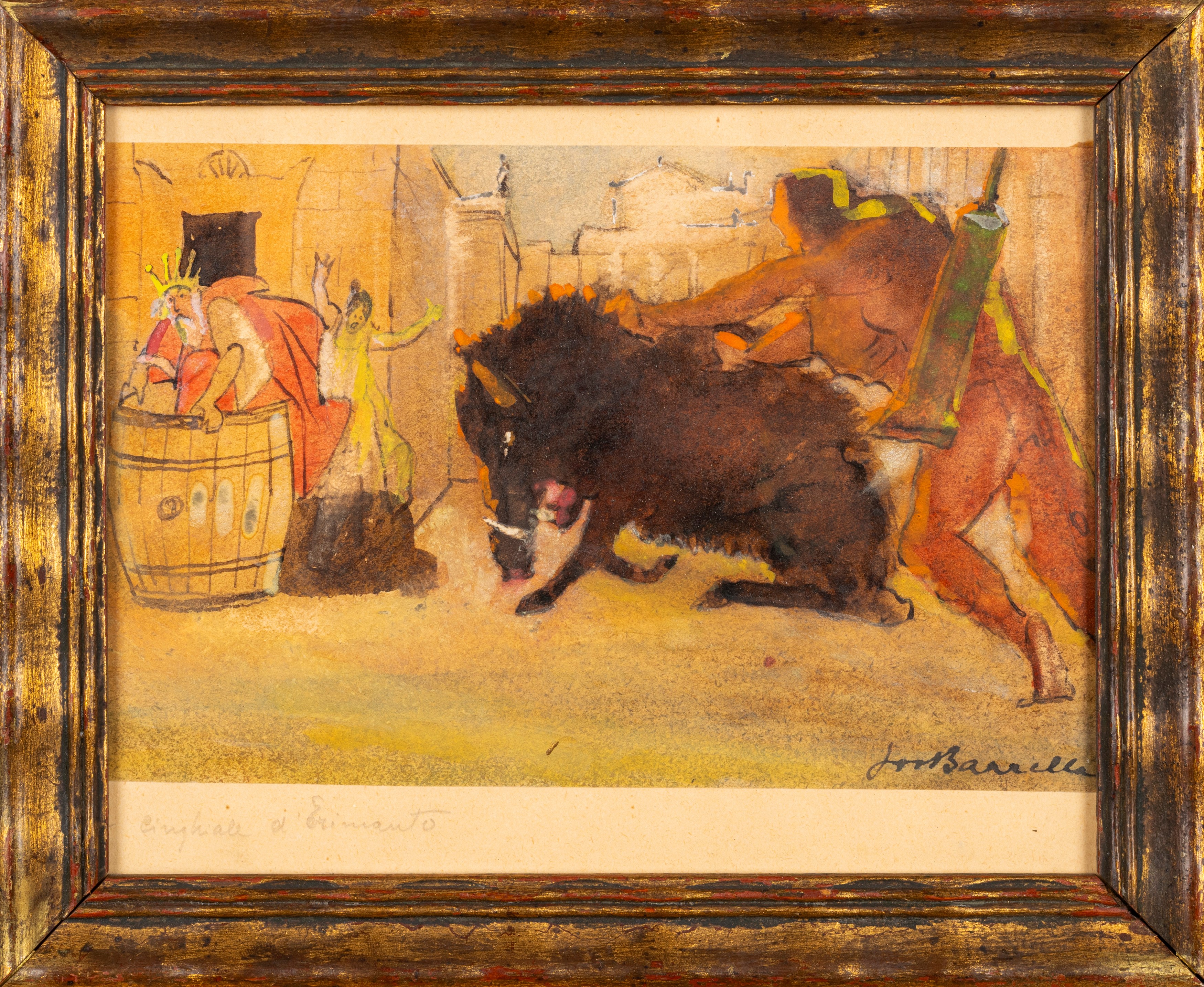 Giovanni Barrella - La Cerva di Cerinea; il Cinghiale di Erimanto
