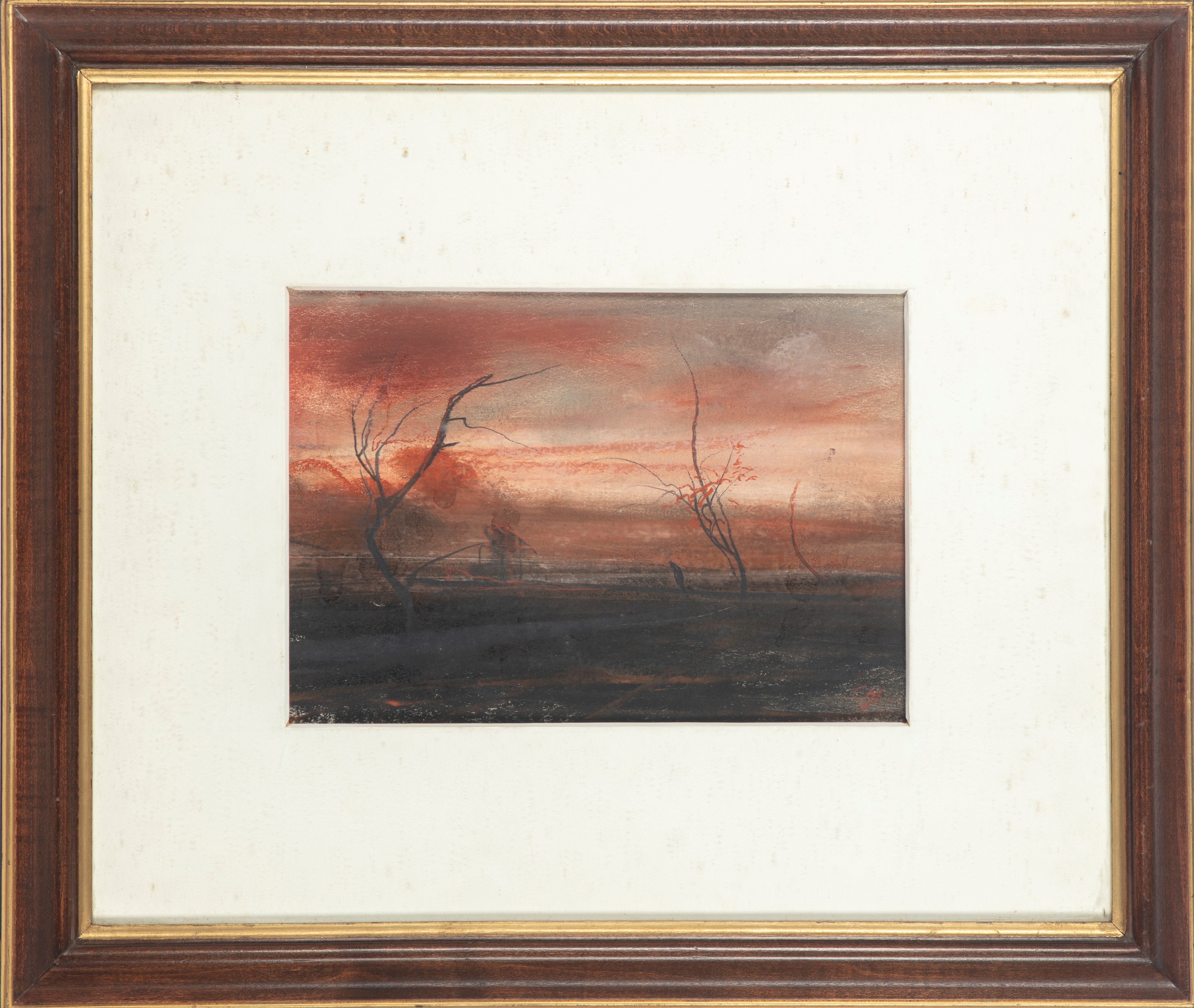 Pietro Annigoni - Paesaggio al Tramonto
