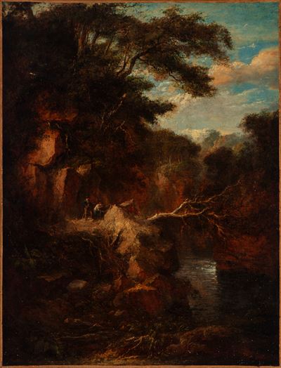 Veduta del Fiume Esk a Roslin, Presso Edimburgo