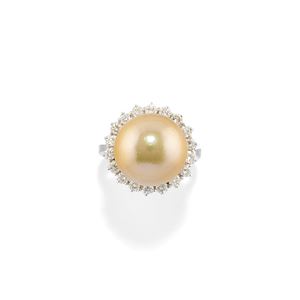 Anello con perla Gold