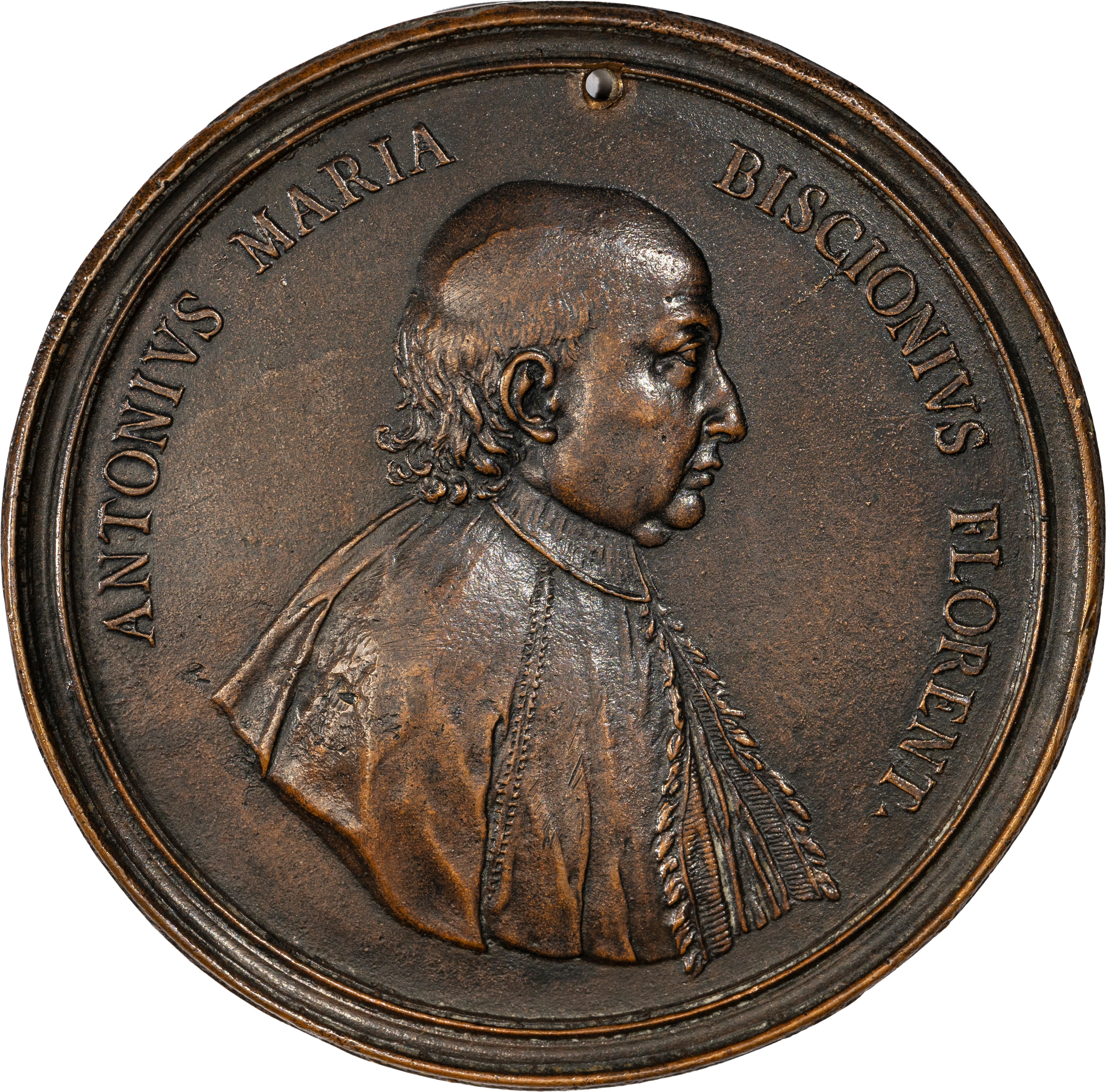 Lotto di nove medaglie commemorative in bronzo. Fine secolo XVII/metà secolo XVIII