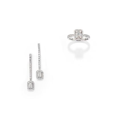 Demi Parure con Diamanti