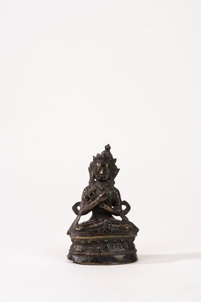 Buddha in Bronzo. Cina/tibet, Fine Secolo XIX
