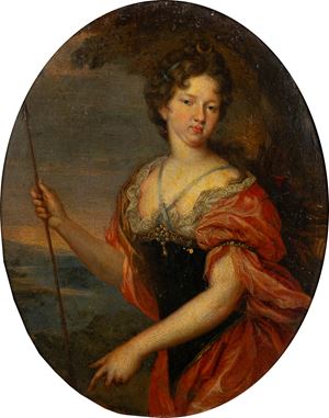 Ritratto di gentildonna come Diana cacciatrice