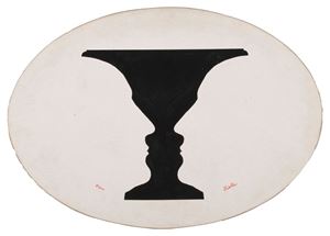 Vaso fisiognomico - d'après un condottiero di Paolo Uccello