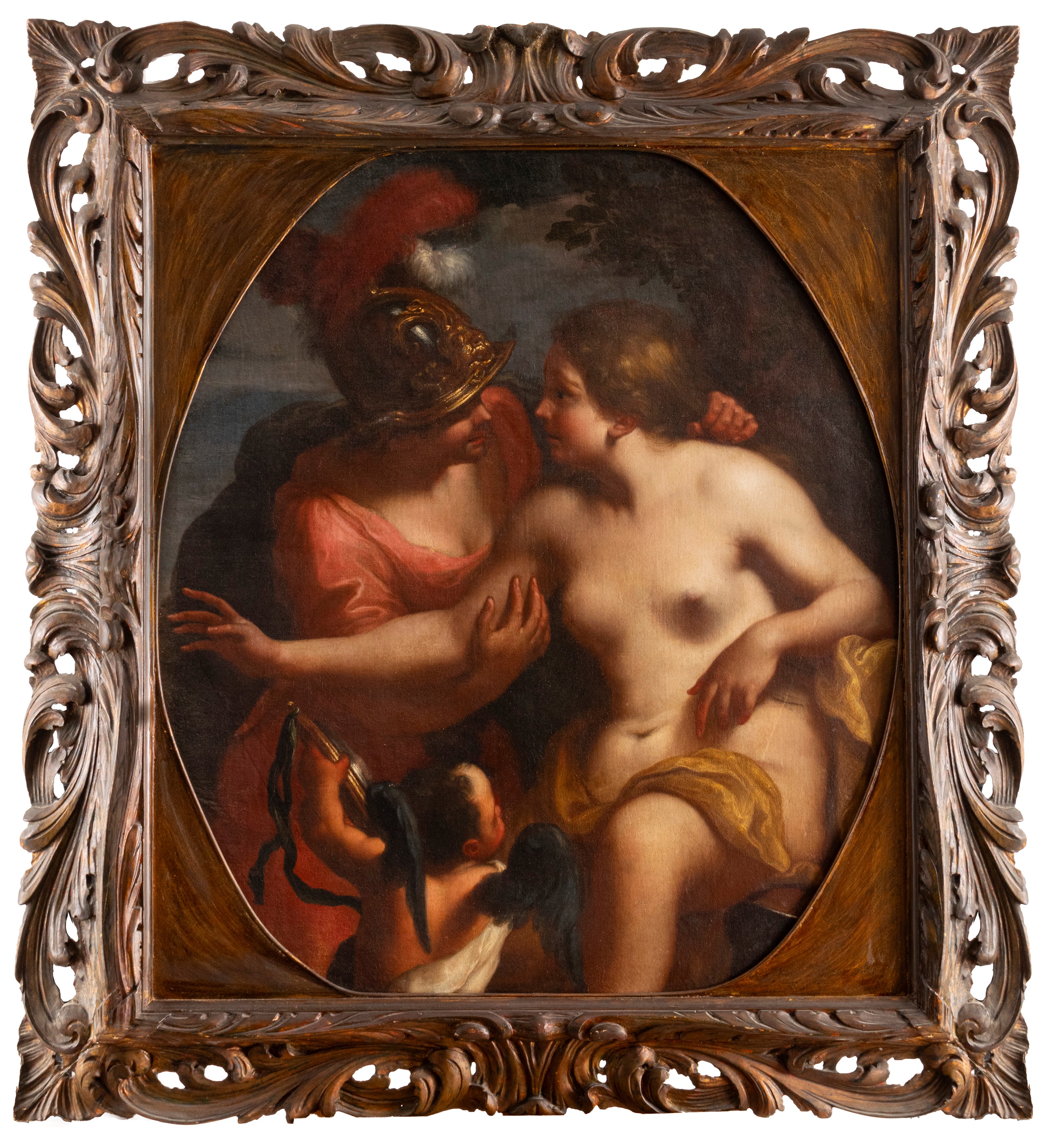 Due figure allegoriche (la Fortezza e la Verità?)