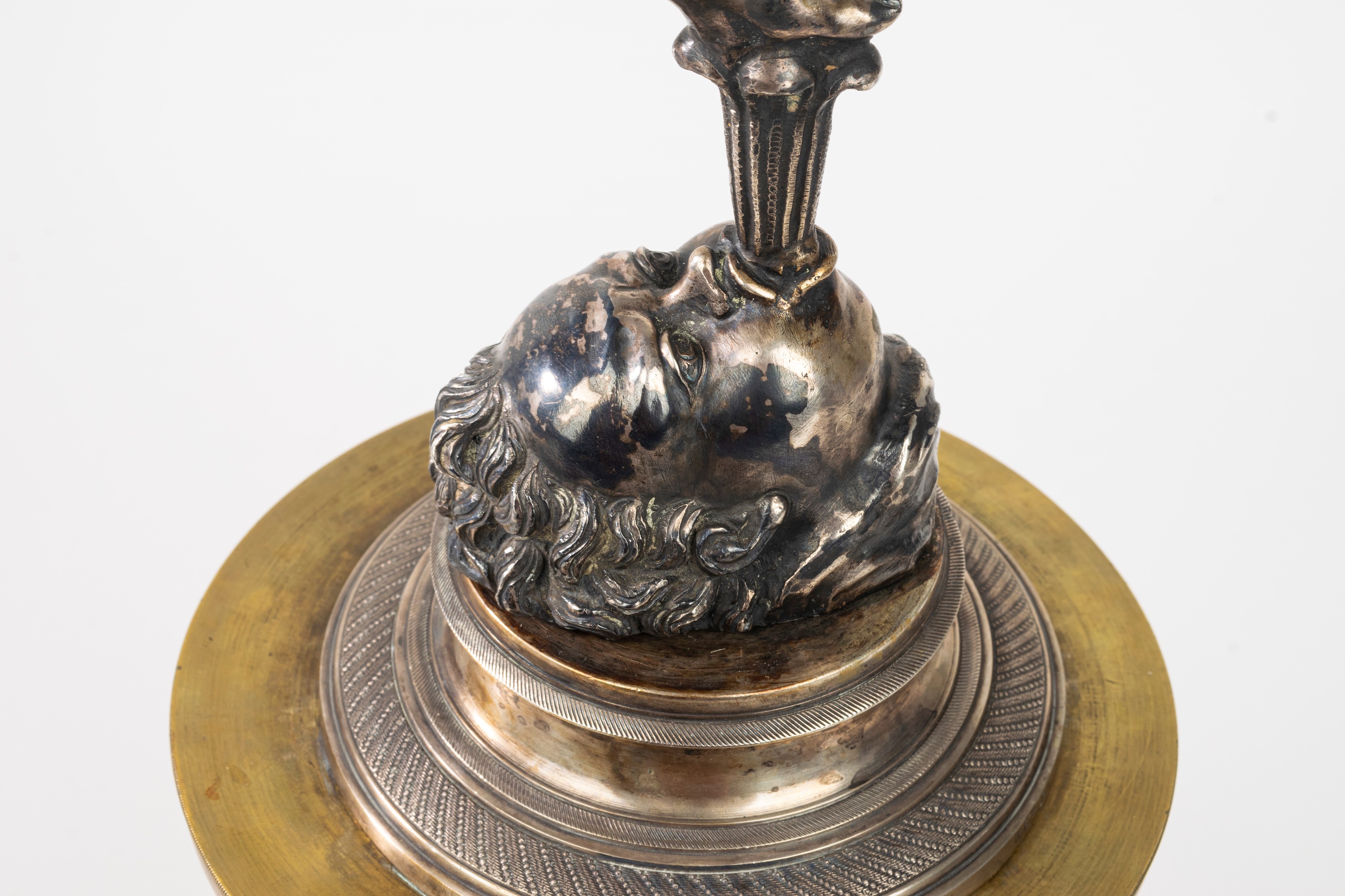 Candelabro con fusto in foggia di Mercurio volante da Giambologna