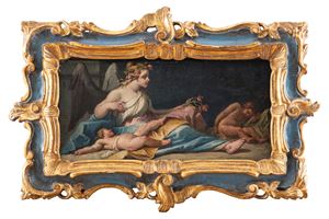 Scuola veneta, fine secolo XVIII - Scena allegorica