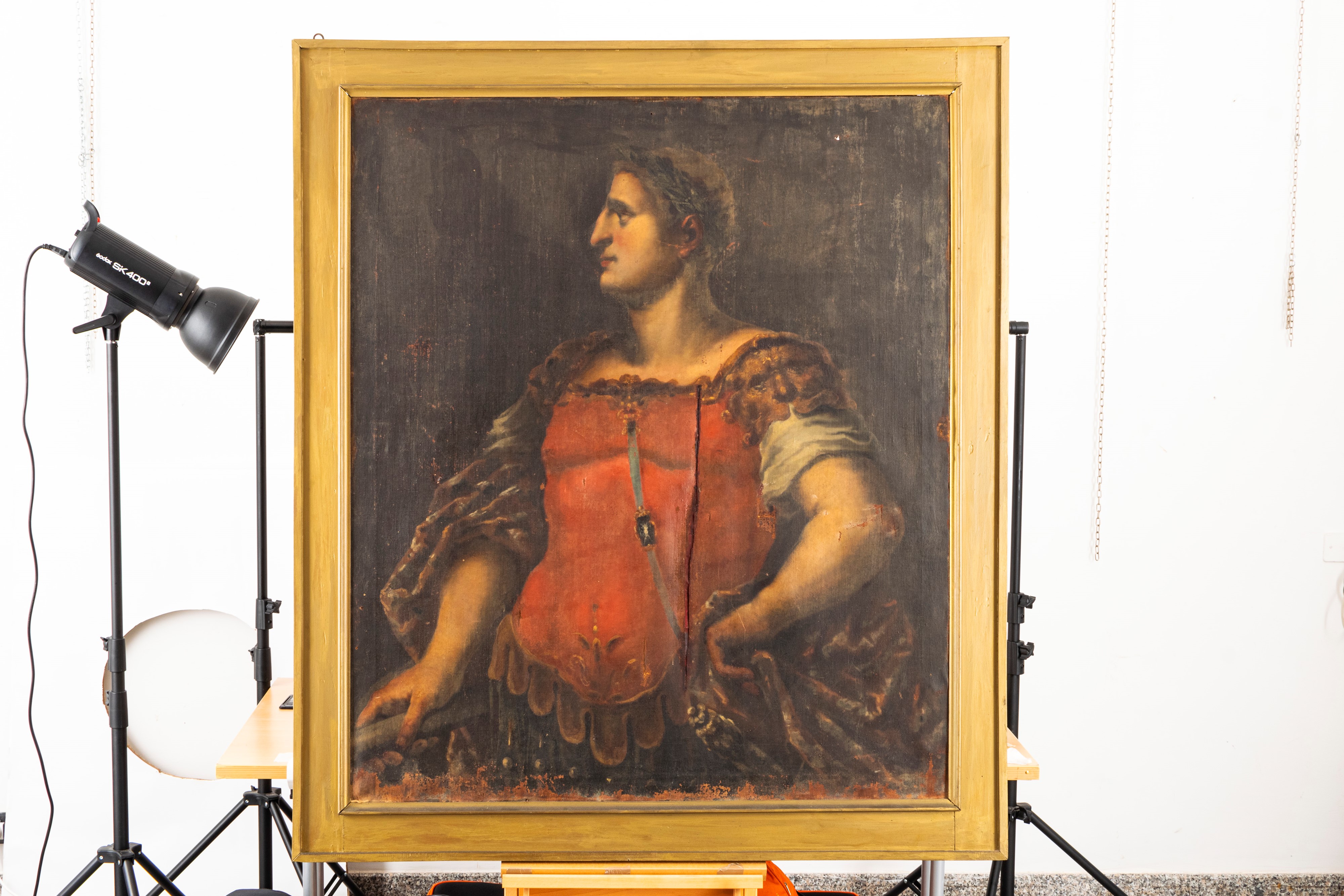 Scuola Italiana, Secolo XIX - Ritratto di Profilo di Imperatore Romano