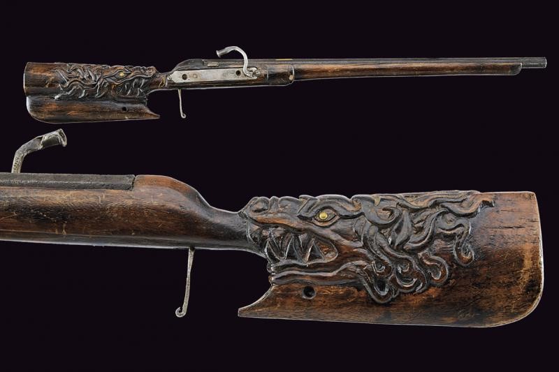 Carabina a miccia composita XVIII/XIX Secolo | La Collezione di Armi ...