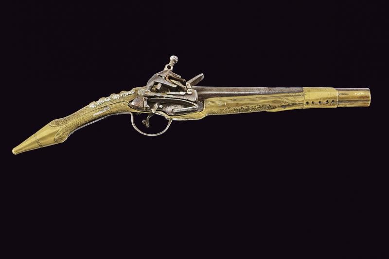 Pistola a pietra focaia alla morlacca