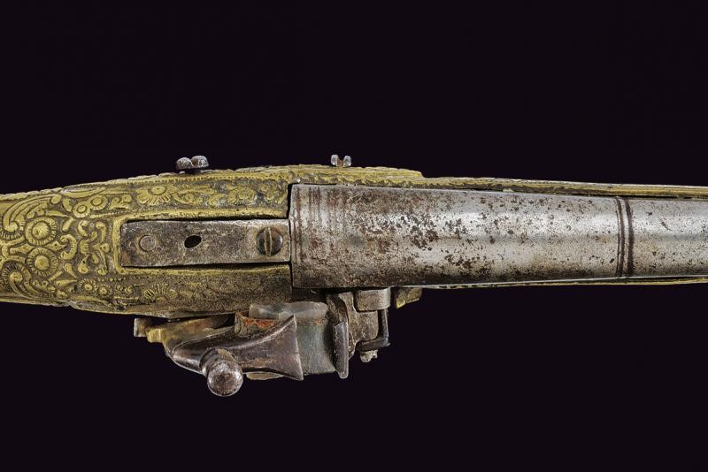 Pistola a pietra focaia alla micheletta