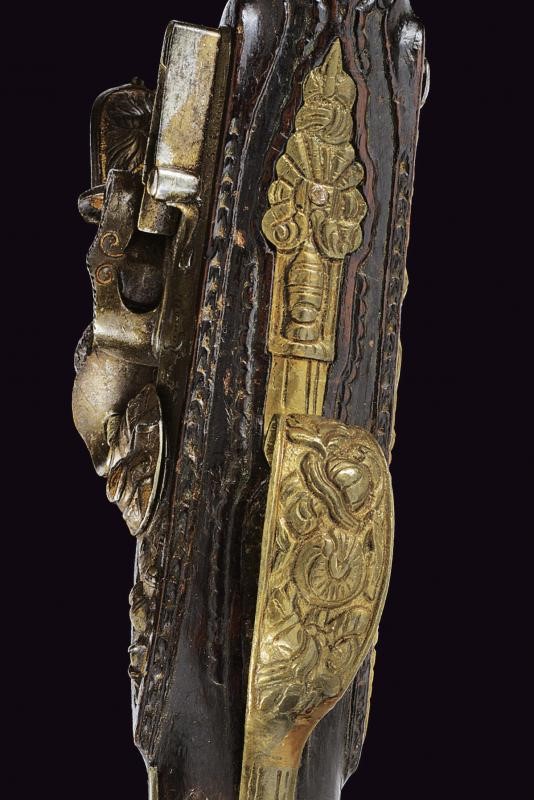 Bella pistola a pietra focaia per il mercato orientale di Louis Lamotte