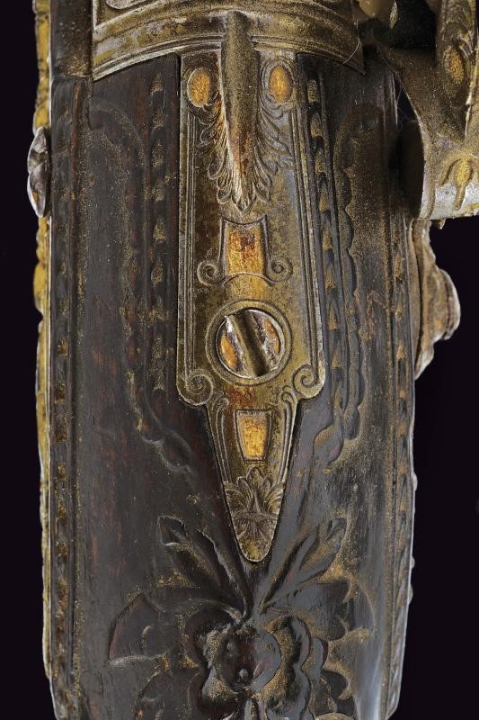 Bella pistola a pietra focaia per il mercato orientale di Louis Lamotte