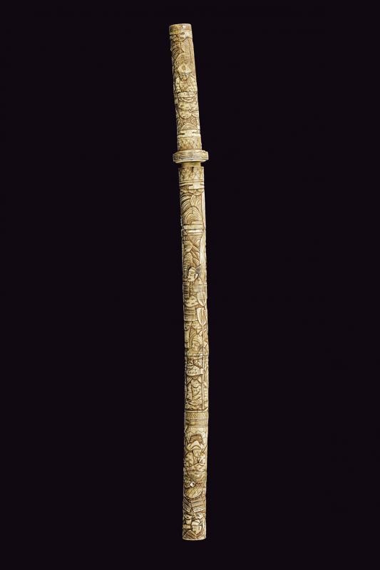 Wakizashi con Montatura in Osso