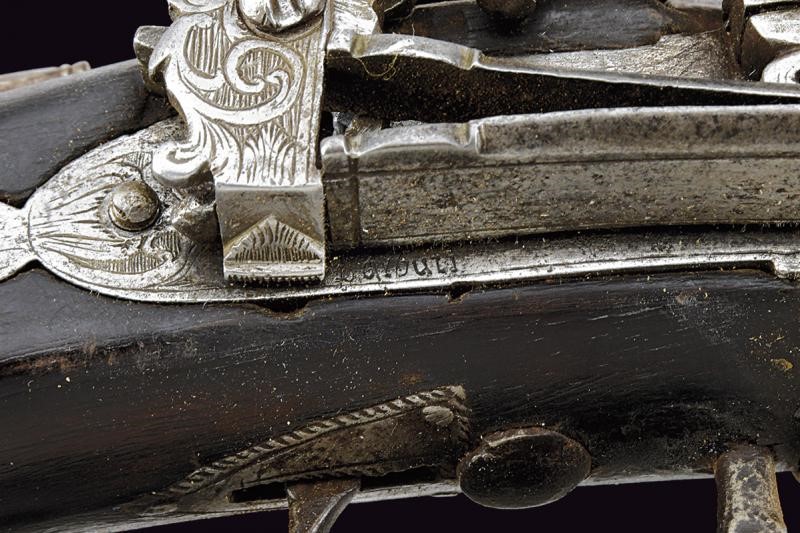 Bel fucile a pietra focaia di Barbuti