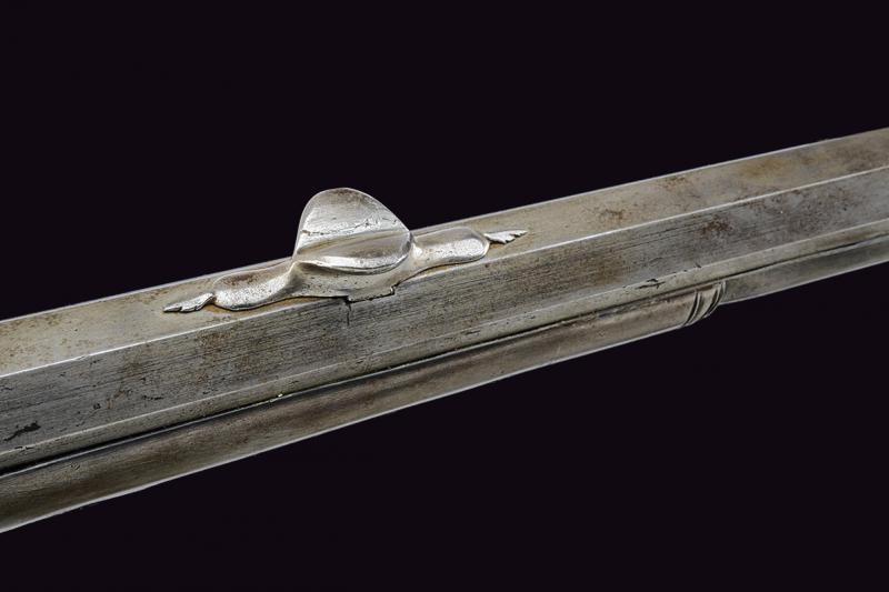 Rarissimo fucile a pietra focaia a retrocarica di Jacob Perret