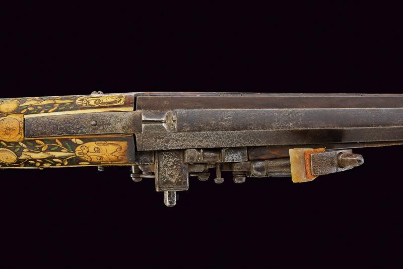 Importante moschetto a ruota di proprietà nobile