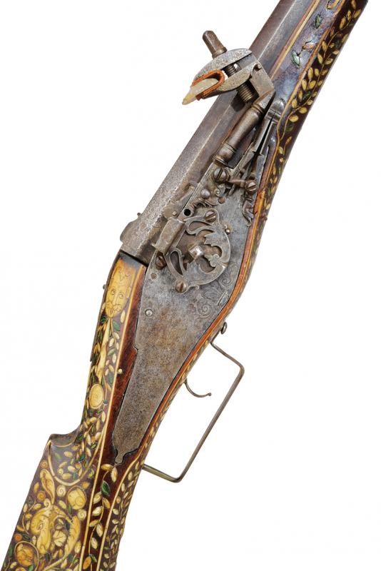 Importante moschetto a ruota di proprietà nobile